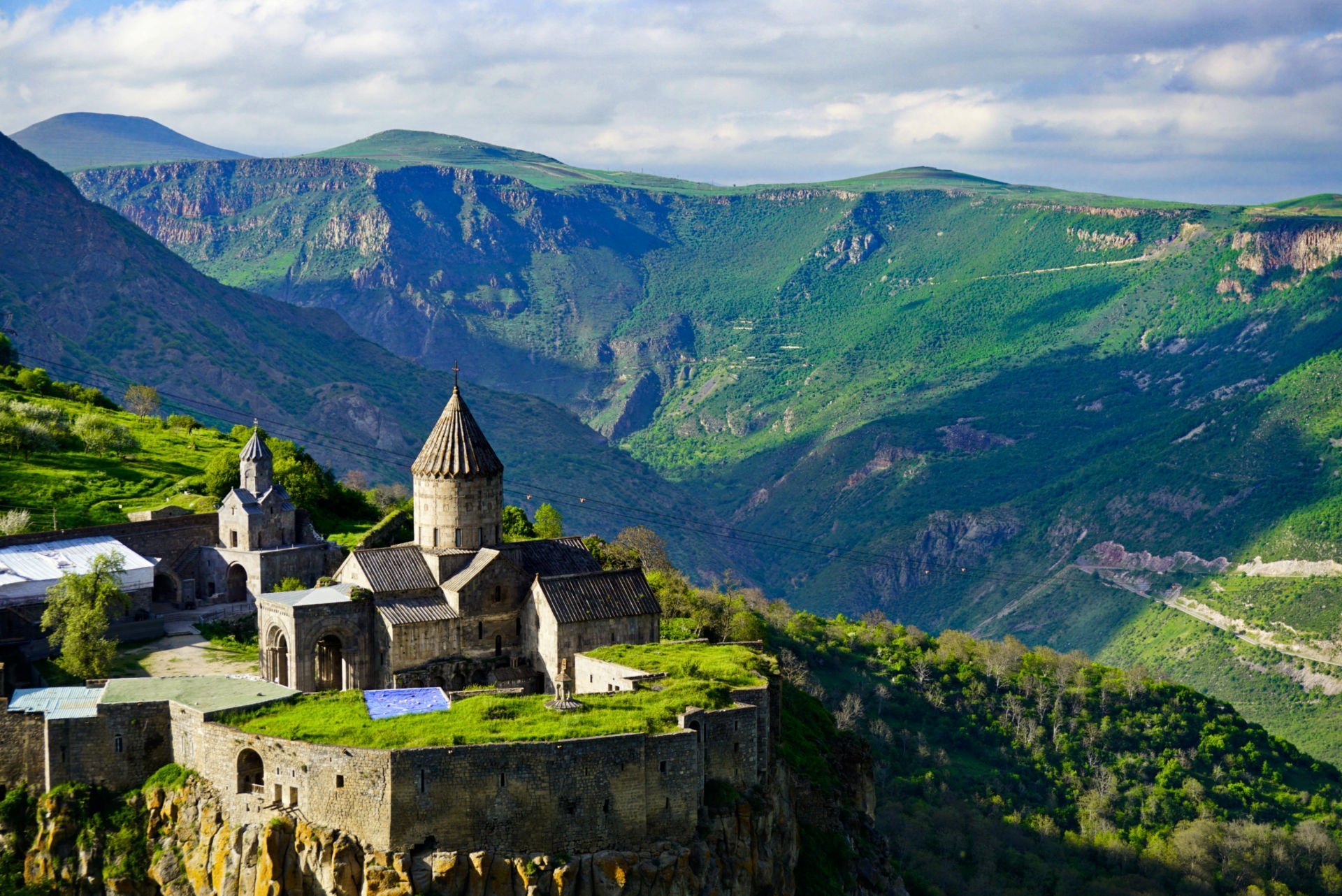 Tatev Monastery above the gorge